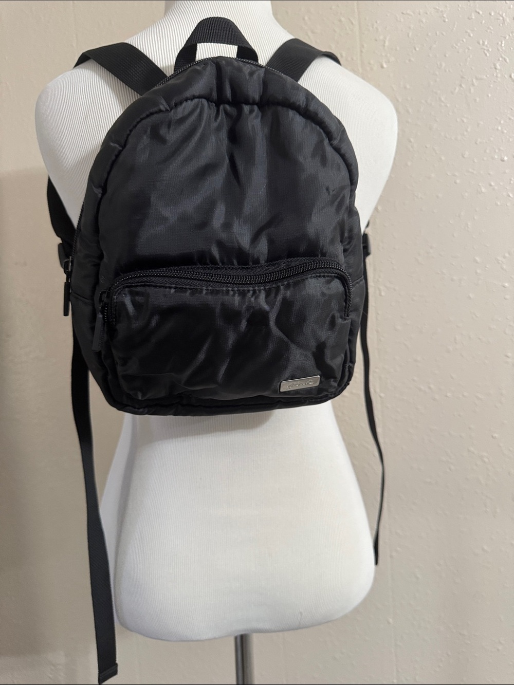 PINK Victoria's Secret Black Mini Backpack